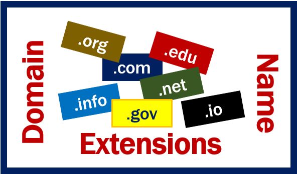 Extension for domain names