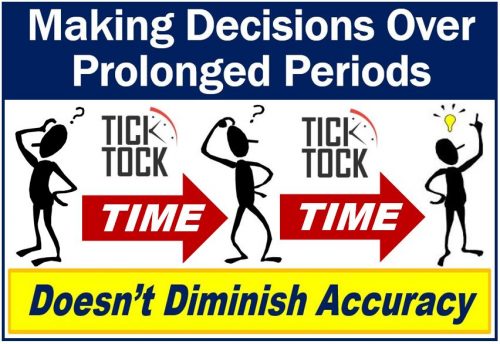 Making decisions over prolonged periods