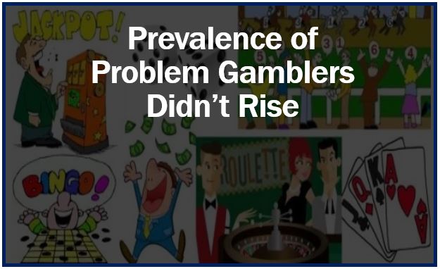 Prevalence of problem gamblers did not rise