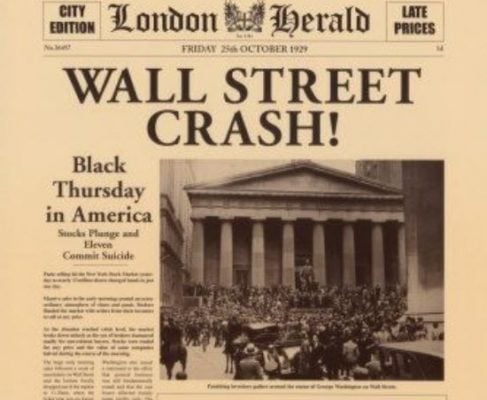 Wall Street Crash London Herald