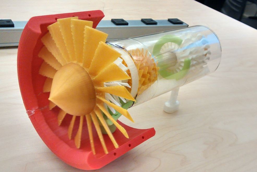 3D printing a jet engine