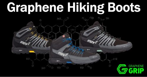 Graphene hiking boots unveiled by inov-8 and the University of Manchester