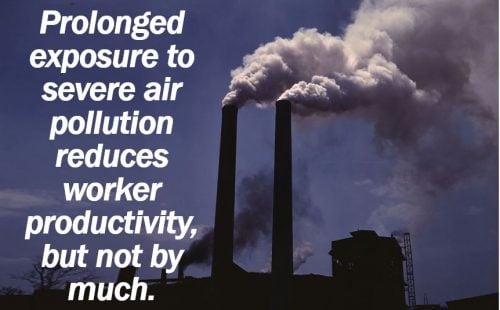 Air Pollution - Worker Productivity