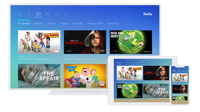 Hulu_Main_Screen