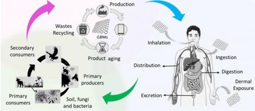 Graphene Flagship image showing graphene life cycle