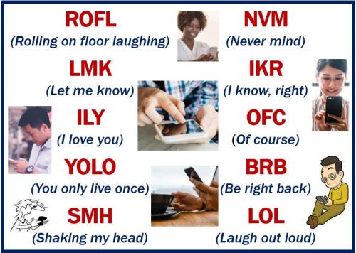 Writing styles - texting abbreviations