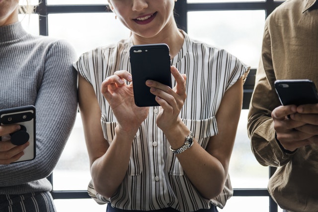 Woman On Her Phone