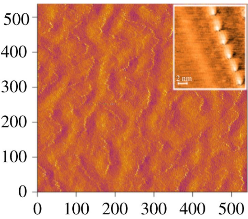 Graphene crinkles make buckyballs line up - thumbnail