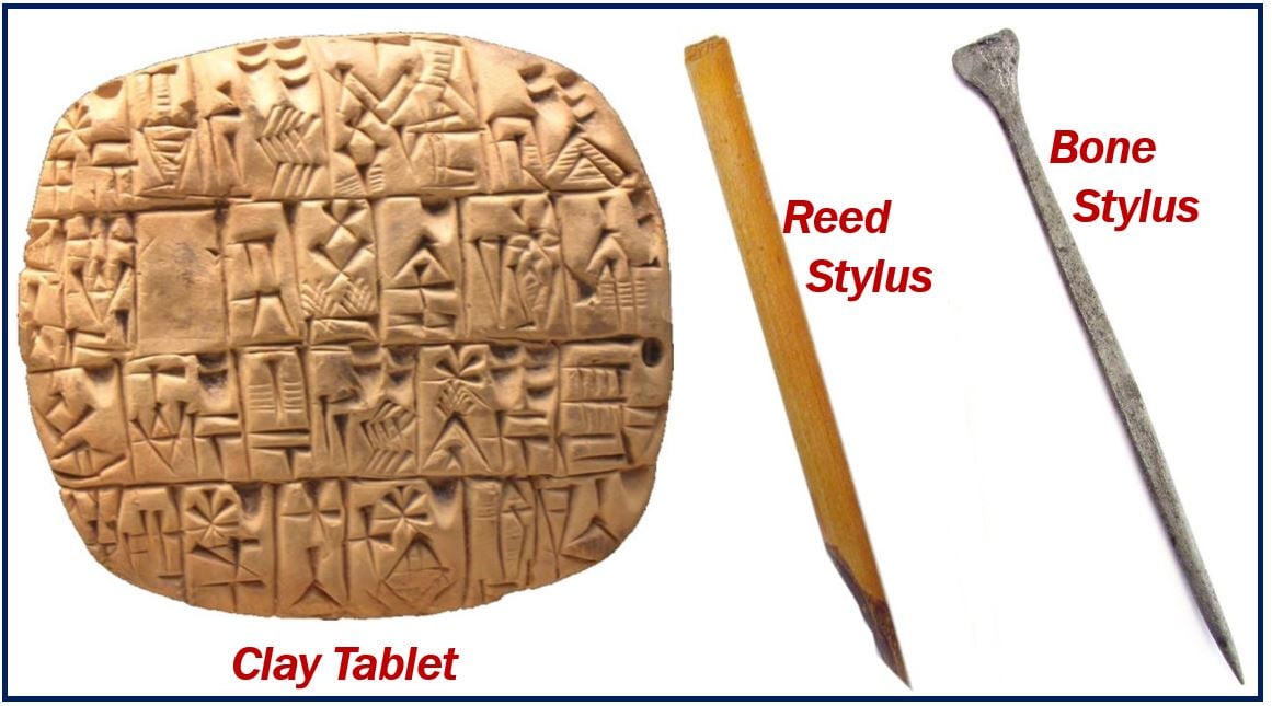 Sumerian writing - image