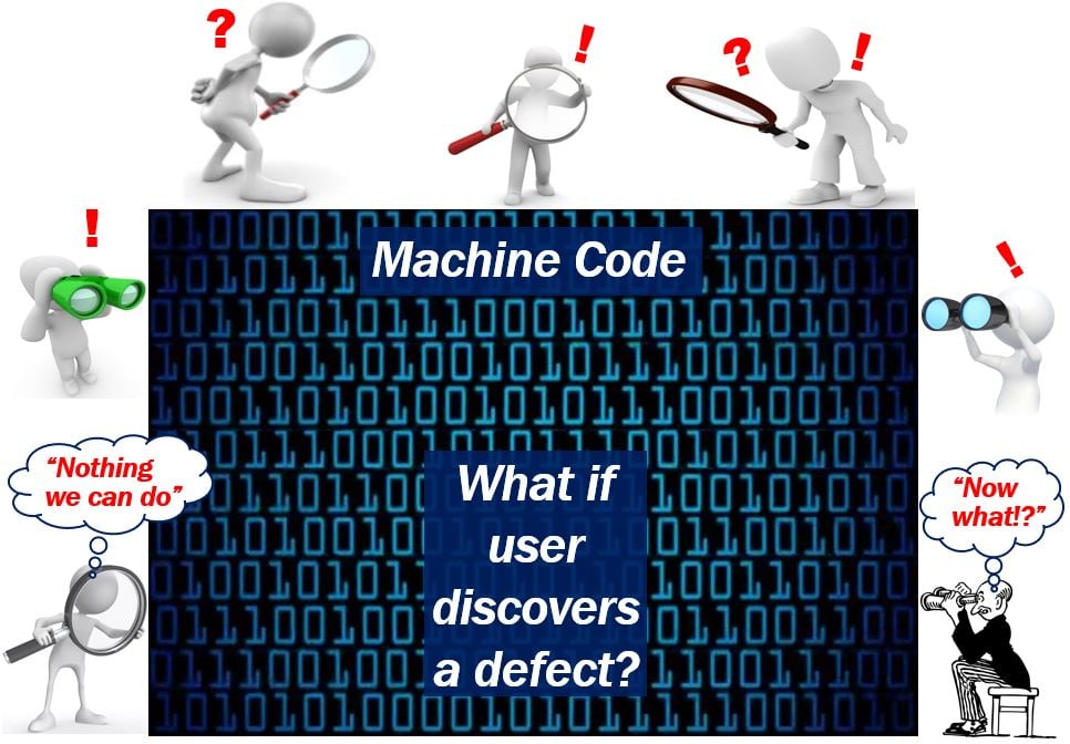 machine code - discovering a defect