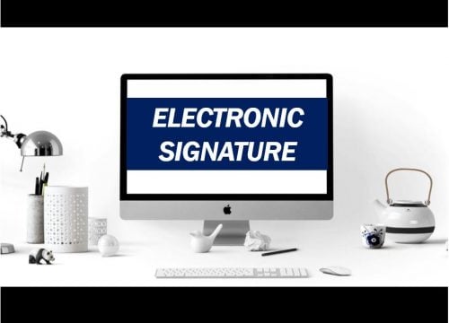 Electronic signature thumbnail image 8888888
