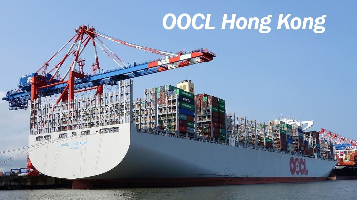 OOCL Hong Cong - largest container ship in the world
