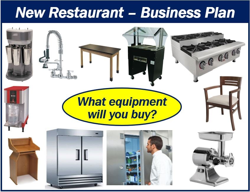 Restaurant equipment business plan image plan