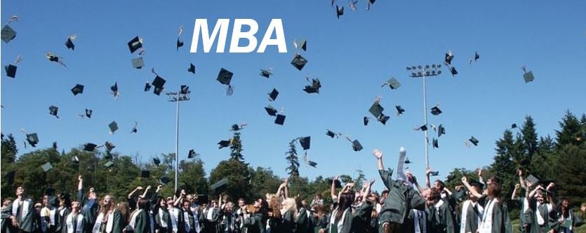 MBA graduates or train from within image