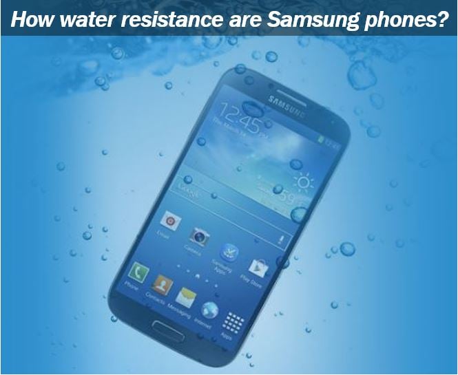 Samsung phones water resistant