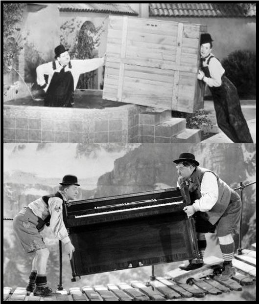 Laurel and Hardy - piano mover scenes image 494949494