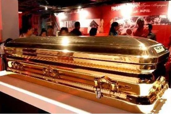 Malaysian golden casket expensive image