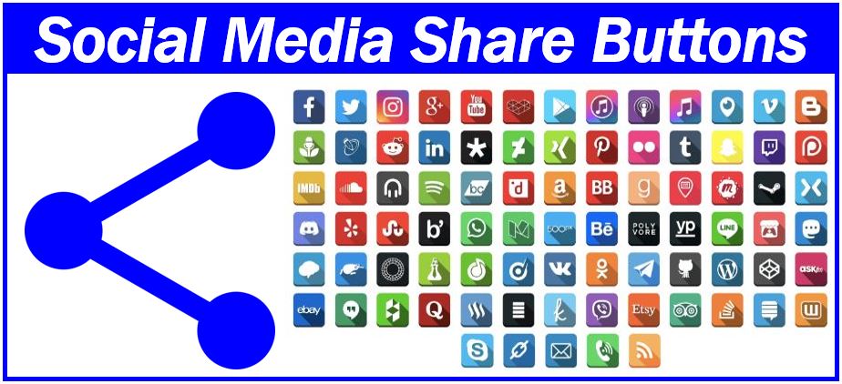 Social media buttons sharing buttons image 454444