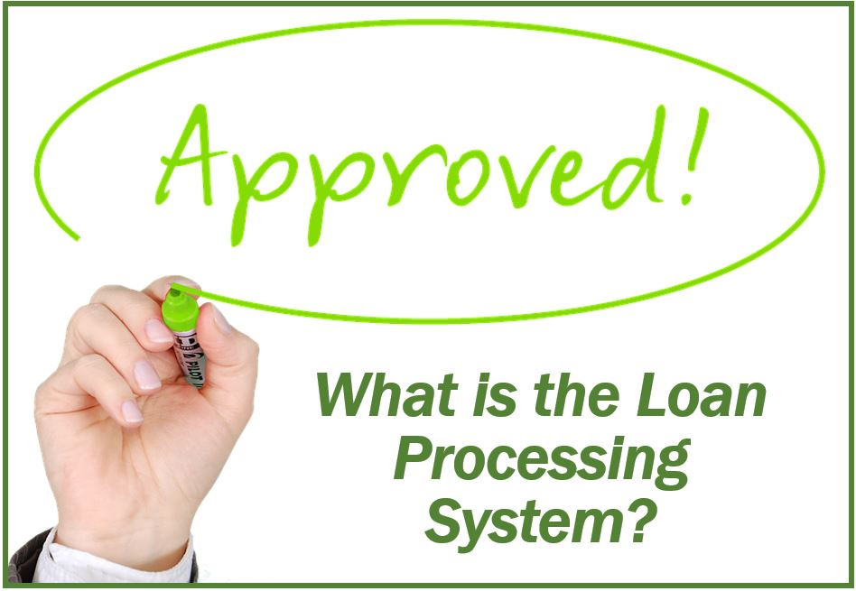 What is the loan processing system image 343333