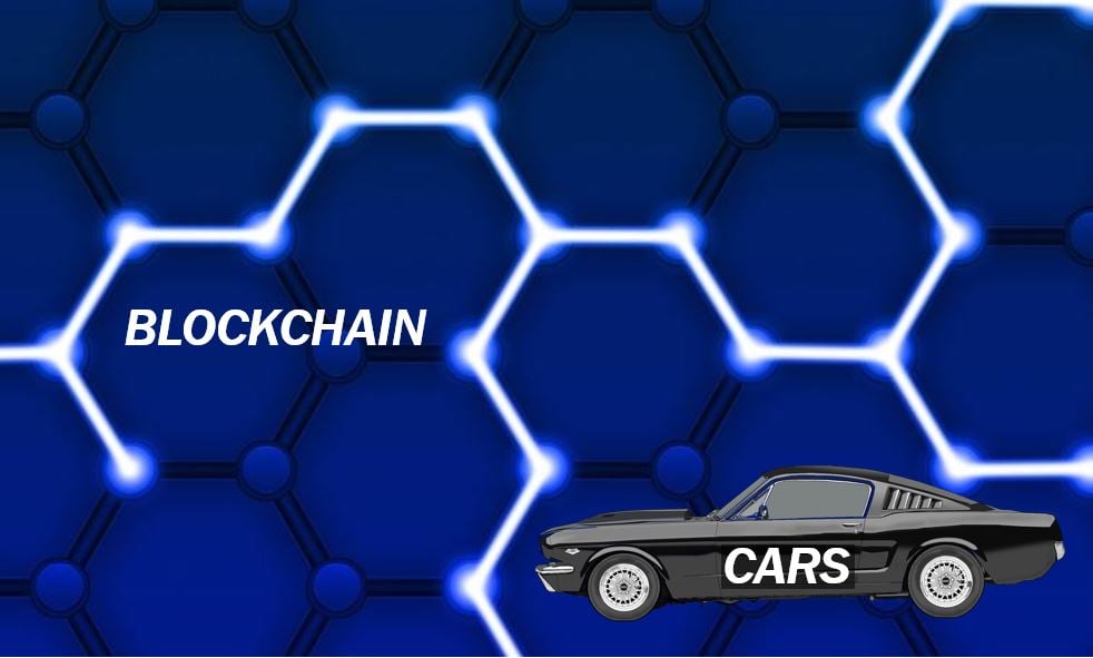 Blockchain and cars image