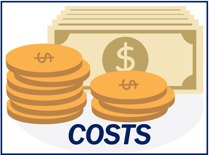 Costs when running your own business image for article 44444