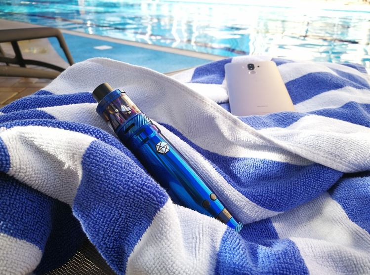 Vaping image poolside thumbnail indoors