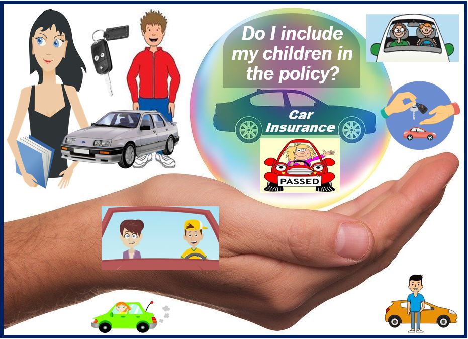 Car insurance - include children or not image n3330x