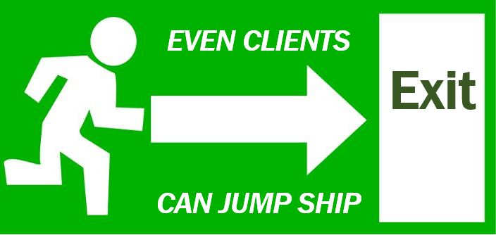 Even clients can jump ship image 49394939449