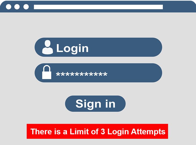 Limit of login attempta image