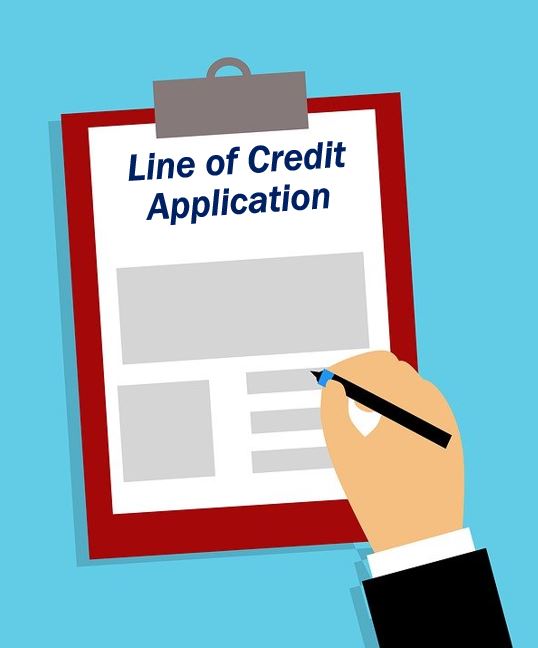 Line of Credit application image 49840894098408