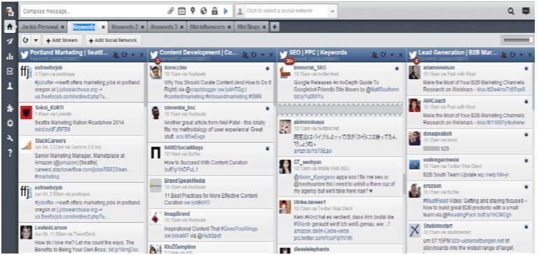 hootsuite social media scheduler