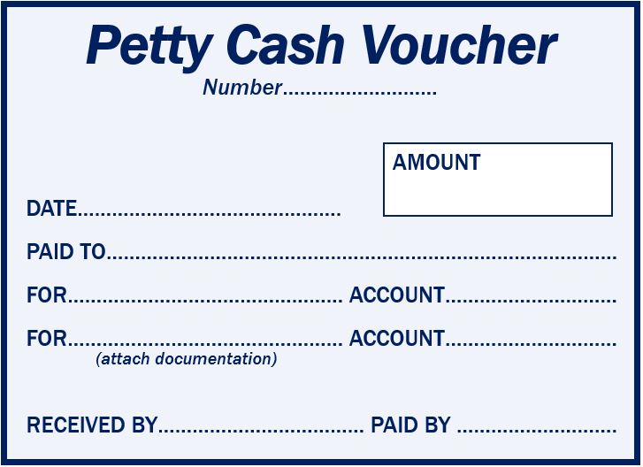 What Is The Meaning Petty Cash Voucher