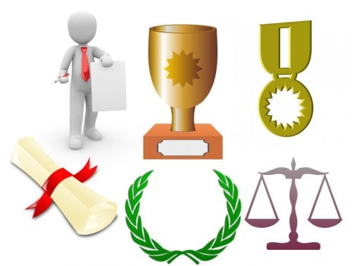 award various types of