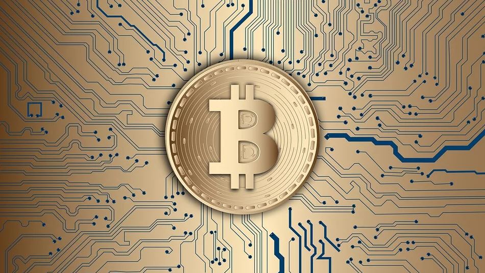 A bitcoin symbol within a bunch of circuits - get free bitcoin article image