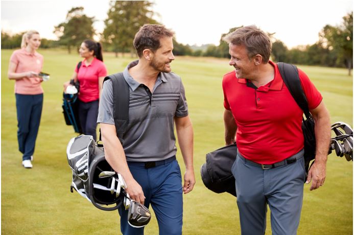 Group of people on a gold course - image for article