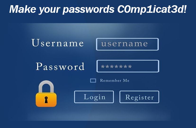 Image of password and username form on a screen - for manage passwords article