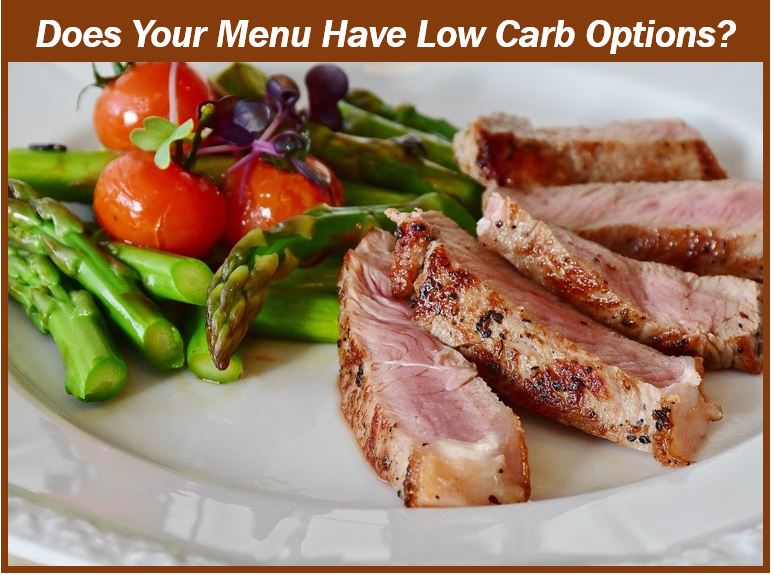 Meal for people on low carb diets - image for article 1