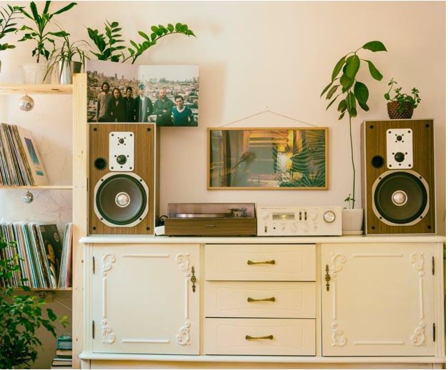 Sideboard and sound system image