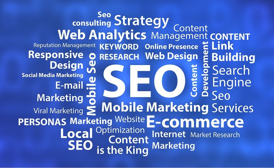 The word SEO plus many related words - SEO strategy article image