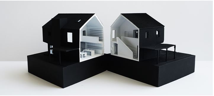 Benefits of 3D Printing architecture models - image 3D printed home split in half