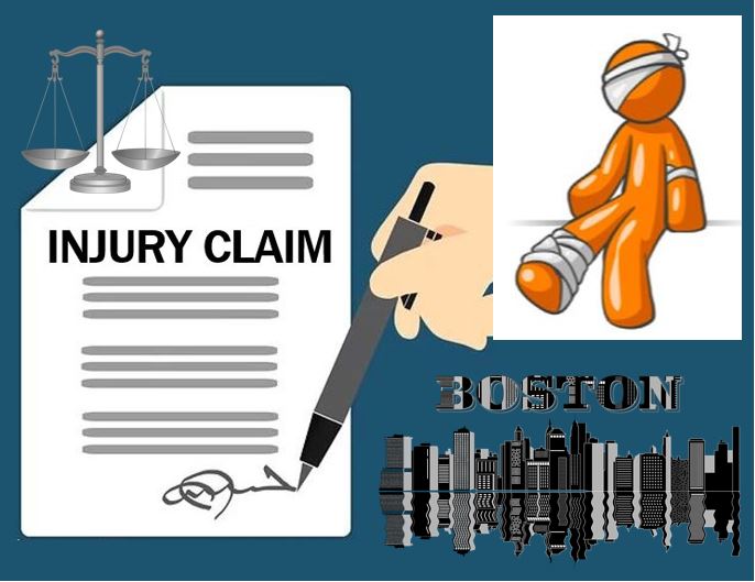 Claim for a personal injury in Boston