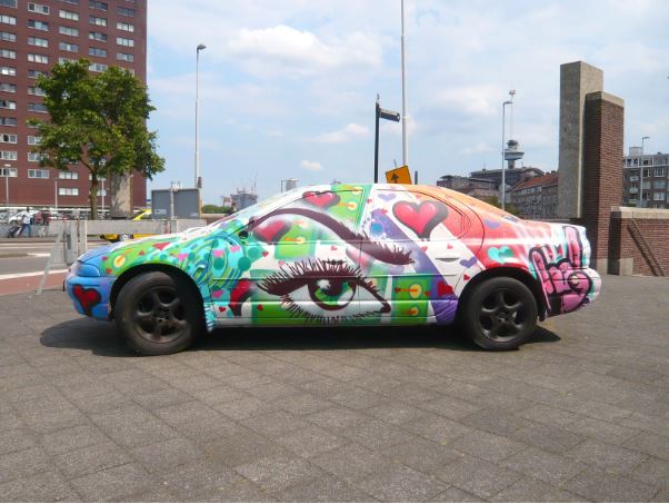 DIY car painting - colorful car - image for article 43