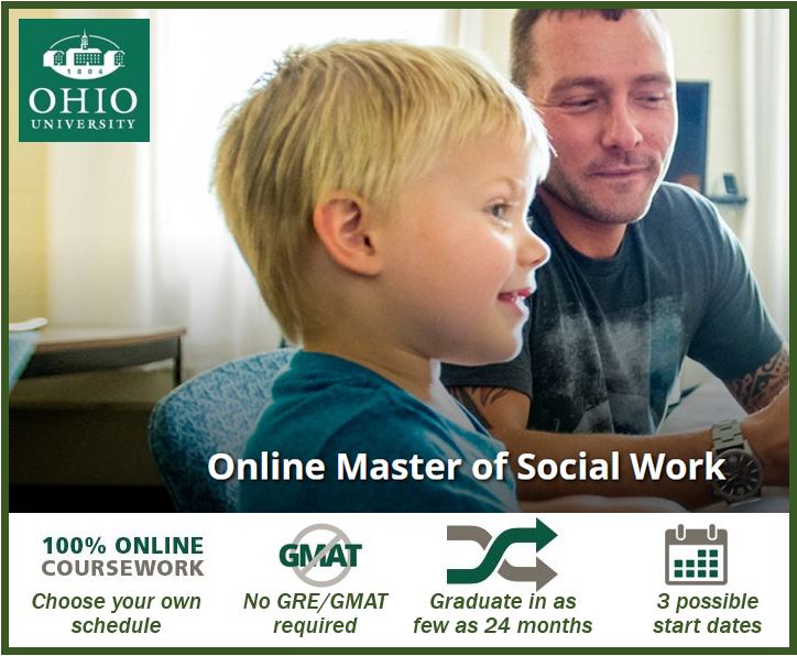 Degree in social work - image of man with boy - 111