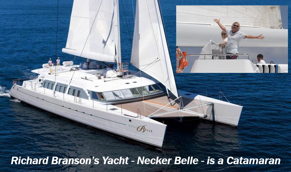 Richard Bransons has a superyacht called Necker Belle 1