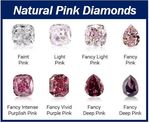 Natural pink diamonds - 433993944