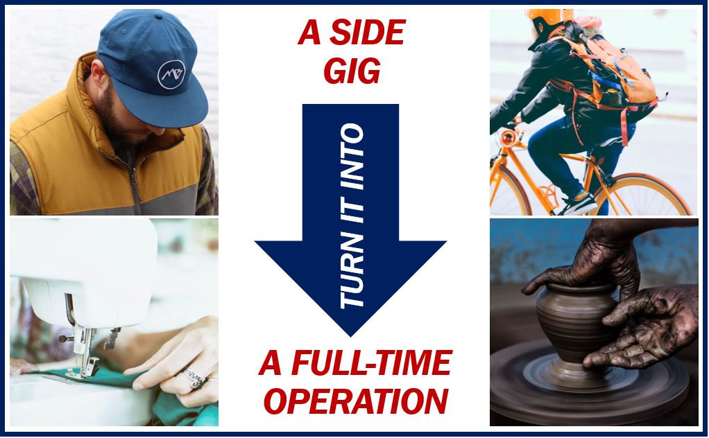 Turn your side gig into a full time job 39939393