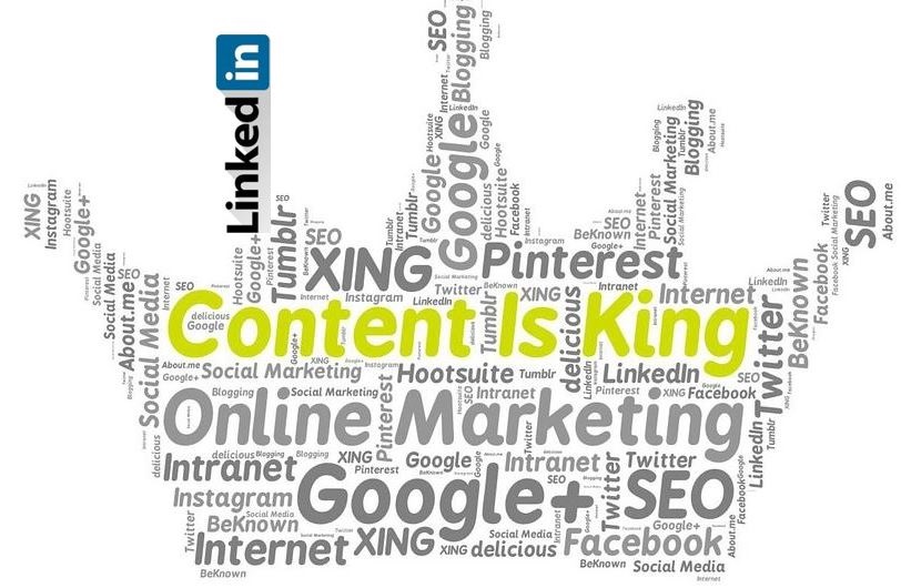 Use linkedIn - content is king - image 49939ddd92