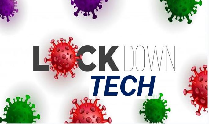 Lockdown benefiting the tech sector - image illustrating this - thumbnail