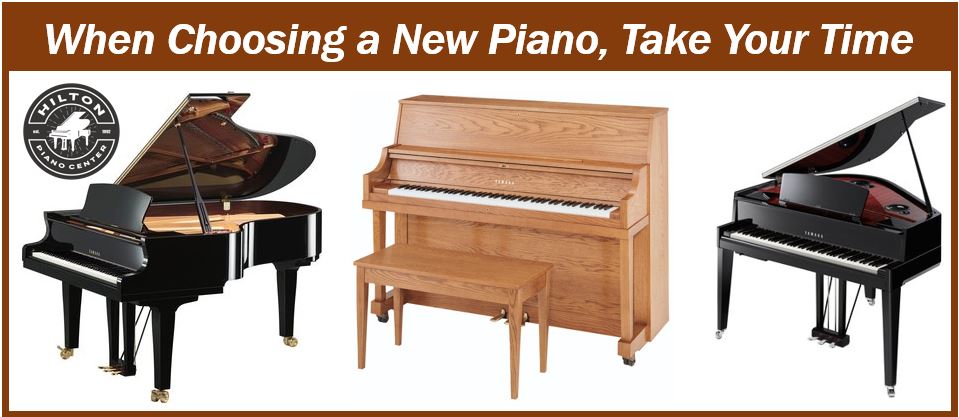 Piano shopping tips for beginners - image 3 pianos
