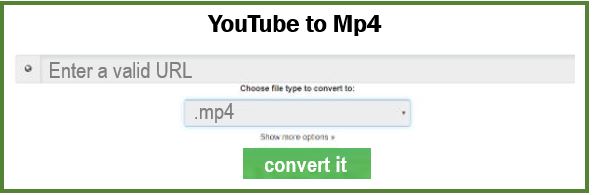 YouTube mp4 converters